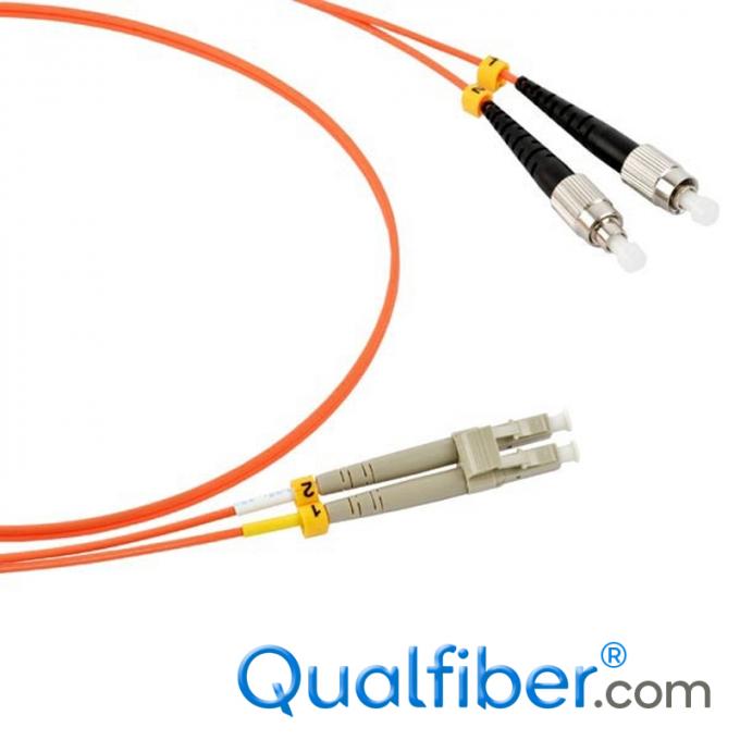 Duplex ST To LC Fiber Patch Cord Single Mode / Multimode For FTTH FTTX