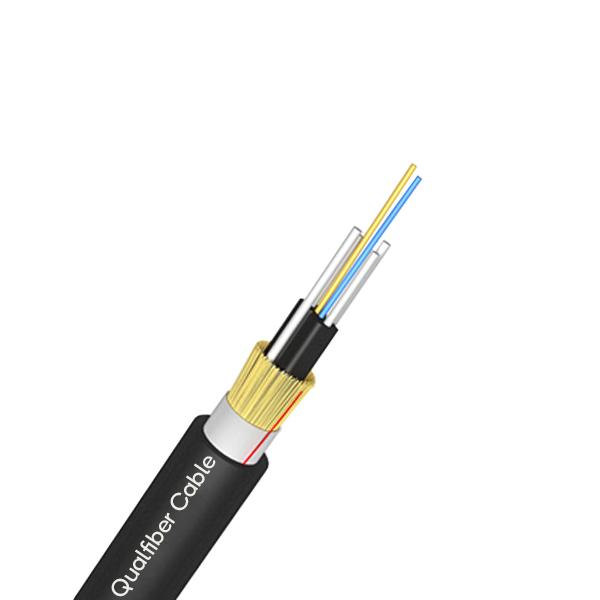 Bow Type Duct Fiber Optic Cable GJYXFH03 Black Color For Indoor / Duct