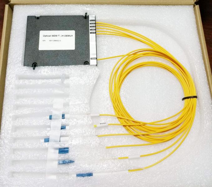 5G WDM Device 12701610nm Fiber Optic Communication Equipment Black Color