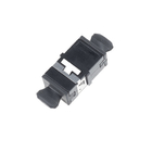 Black Fiber Optic Adapter , OM3 MTP / MPO Adapter With Dust Cap ROHS Certificate supplier