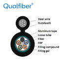 Steel Wire Multi Strand Fiber Optic Cable , Figure 8 Aerial Cable GYFTC8A supplier