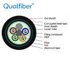 Outdoor Armored Fiber Optic Cable GYFTA53 Anti Rodent Black Color supplier
