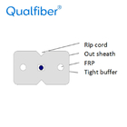 1 Core Tight Buffer FTTH Indoor Drop Cable FRP Strength -20 To 70°C Temperature supplier