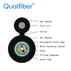 GYXTC8S Armoured Figure 8 Fiber Optic Cable 6/8/12 Core Available For Outdoor supplier
