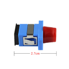 Blue Color SC To FC Fiber Adapter Singlemode / Multimode Compact Design supplier