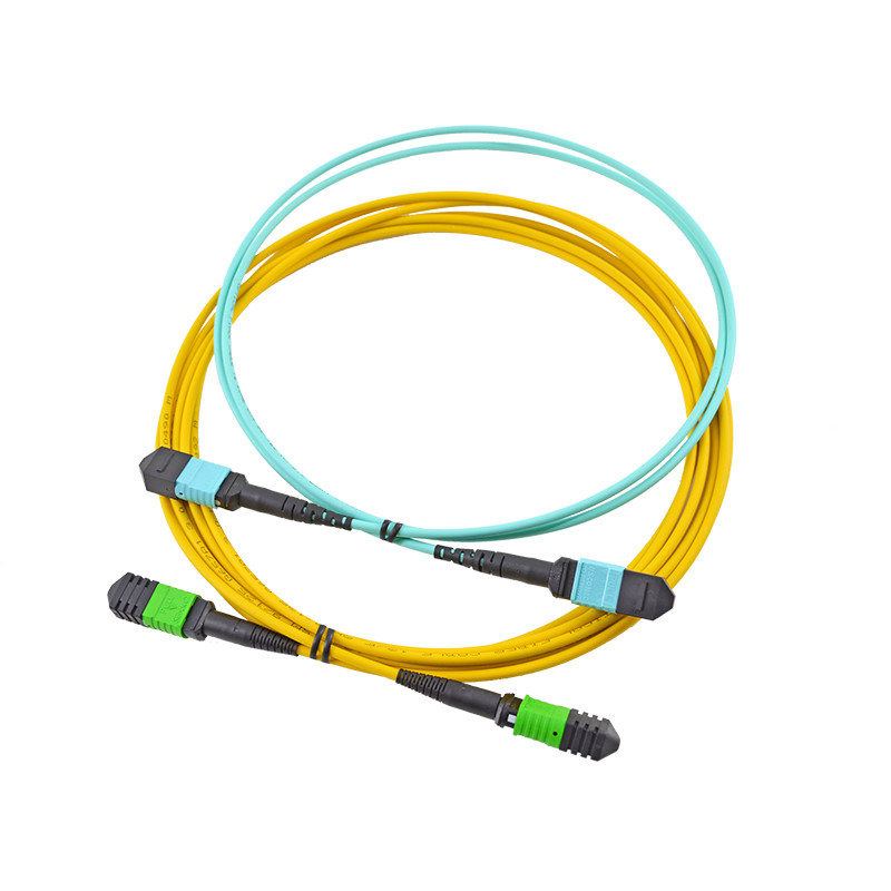 Reliable MPO MTP Patch Cord Fiber Optic Connectors Length Customized supplier