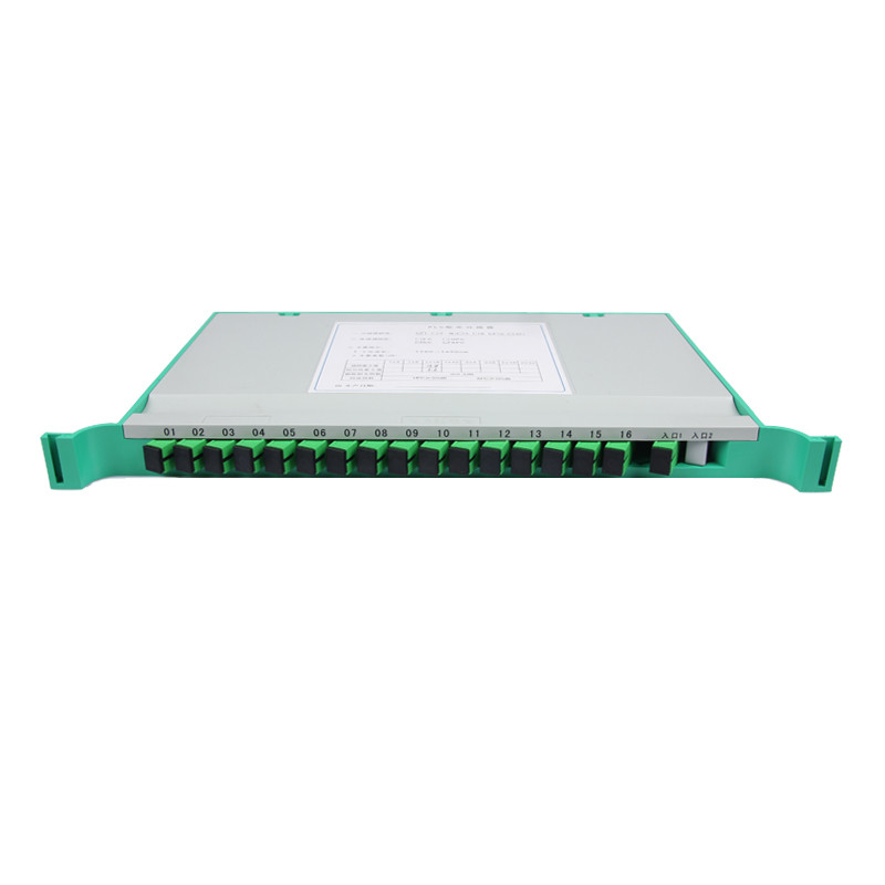 Popular PLC Splitter Rack White Color PC ABS Material For FTTH FTTB FTTX Network supplier