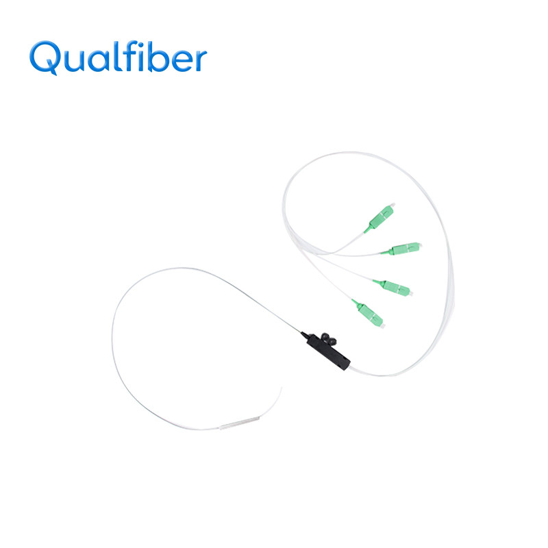 Qualfiber Fiber Optic PLC Splitter Fanout Length Customized FTTH Splitter supplier