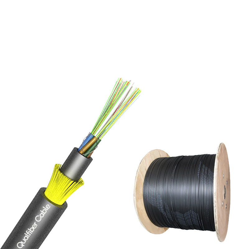 Kevlar Yarn Reinforce ADSS Fiber Optic Cable 24 Cores With Double Sheath supplier