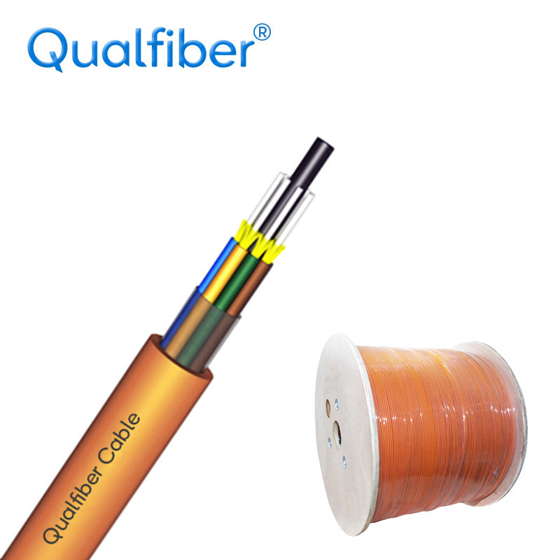 Multi Core Fiber Optic Cable , Break Out Tight Buffered Fiber Cable GJFPV