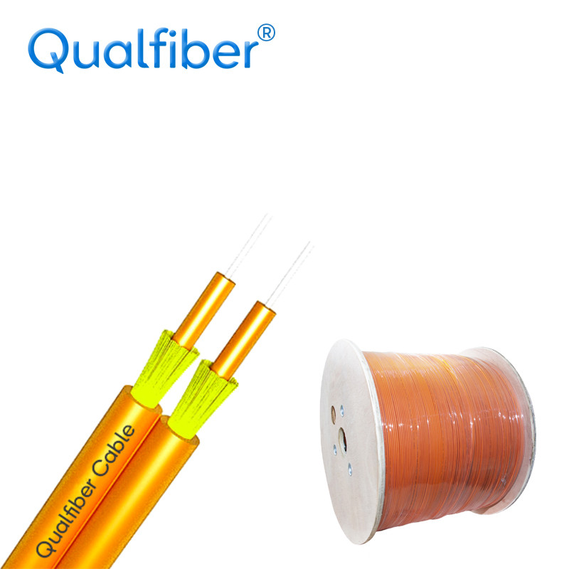 2.0mm / 3.0mm Duplex Zip Cord Fiber Optic Cable For Optical