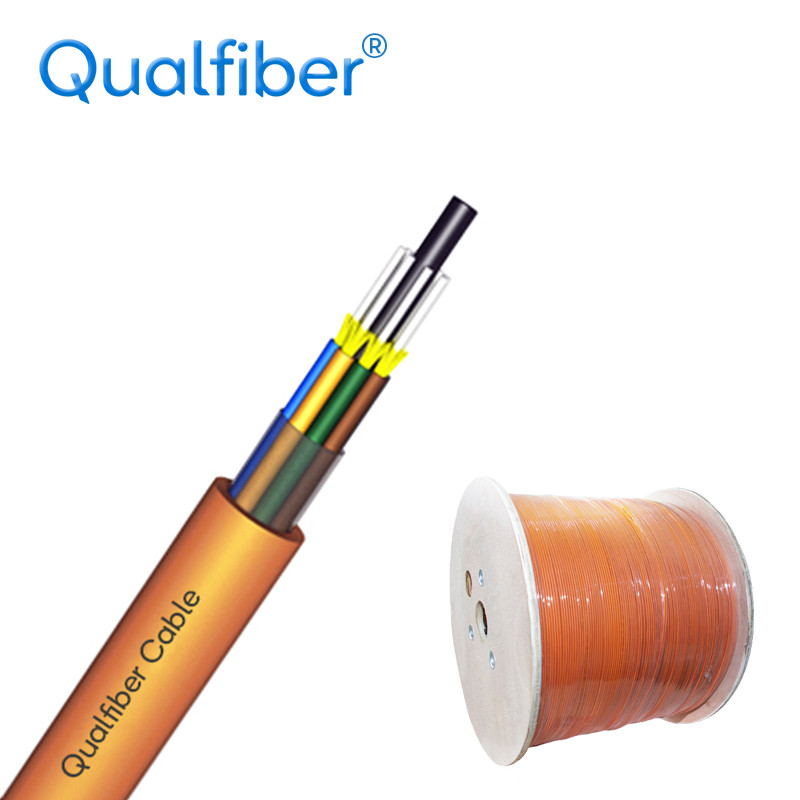 Multi Core Fiber Optic Cable , Break Out Tight Buffered Fiber Cable GJFPV