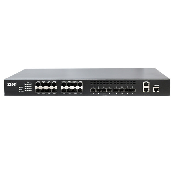 FTTH VLAN 16 Downlink Ports 10G GPON OLT Blue With OP3616